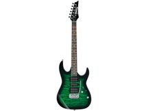 Ibanez GIO GRX70QA TEB Transparent Emerald Burst Chitarra elettrica verde
