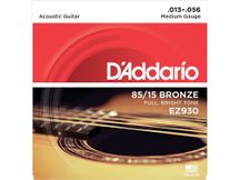 D'Addario EZ930 Muta di corde per chitarra acustica Medium 013-056