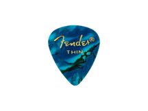 Fender Ocean Turquoise 351 Shape Thin Plettro per chitarra