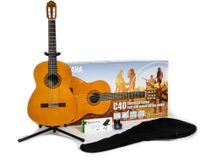 Yamaha C40 II Performance Pack Chitarra classica con supporto, borsa, poggiapiede e accordatore