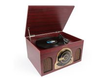 FENTON RP150 Giradischi Combo USB in legno con lettore CD e altoparlanti integrati