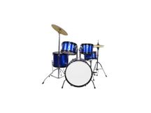 Darestone JDR5BL batteria acustica blu per bambini 5 pezzi