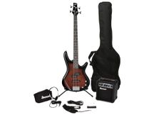 Ibanez IJSR190 WNS Jumpstart Kit Basso elettrico suburst con amplificatore 10W e accessori