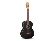 Alhambra 1C Satin Black Chitarra classica spagnola Nera satinata