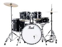 Pearl Roadshow RS505C/C31 Black Batteria acustica con piatti e sgabello