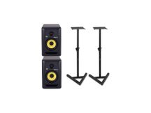 KRK RP6 RoKit G3 Black Coppia Monitor da studio 146W + supporti Bundle
