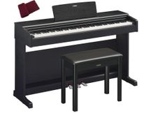 YAMAHA YDP144 Arius Black Pianoforte digitale nero + panca