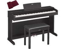 YAMAHA YDP143 Arius Black Pianoforte digitale nero + Panca