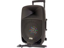 PARTY 12 LED Cassa amplificata portatile multifunzione 700W con microfono, USB, Bluetooth