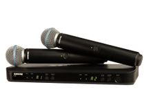 Shure BLX288E / BETA58 Doppio Radiomicrofono wireless palmare per voce