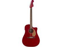 Fender Redondo Player Candy Apple Red Chitarra acustica elettrificata rossa