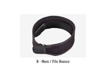 Stefy Line 603B Tracolla imbottita per chitarra Nero / Bianco