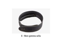 Stefy Line 602E Tracolla imbottita in ecopelle per chitarra Nero gomma sella