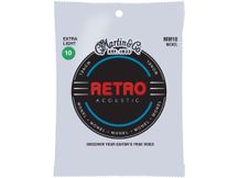 Martin MM10X Retro Monel Wound Muta di corde per chitarra acustica Extra Light 10-47