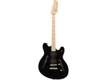 Fender Squier Affinity Starcaster MN Black Chitarra semiacustica nera