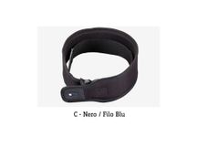 Stefy Line 603C Tracolla imbottita per chitarra Nero / Blu