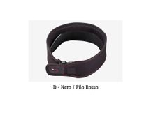 Stefy Line 603D Tracolla imbottita per chitarra Nero / Rosso