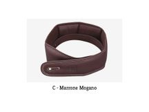 Stefy Line 403C Tracolla imbottita in ecopelle per chitarra Marrone Mogano