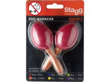 Stagg EGG-MA S/RD Red Uova Maracas in plastica