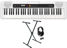 Casio Casiotone CT S200 White Tastiera portatile 61 tasti Bianca con supporto e cuffie