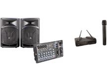 Proel Freepass 10 usb Impianto audio 500W Bundle con radiomicrofono