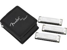 Fender Blues Deluxe 3 Pack Armoniche a bocca con borsa