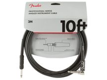 Fender Professional Series Instrument Cable Straight-Angle, 10' Cavo per strumenti serie professionale