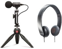 Shure Motiv MV88 + Video Kit + Cuffie SRH145E Microfono stereo digitale a condensatore