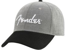 Fender Hipster Dad Hat Cappello grigio e nero