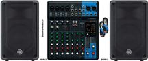 Impianto Audio Professionale Live Yamaha 930W Bundle Coppia Casse DBR12 + Mixer MG10XU + cavi omaggio