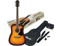 Ibanez V50NJPVS Pack Chitarra acustica con accessori Violin Sunburst