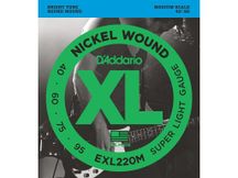 D'Addario EXL220M Muta di corde per basso elettrico Super Light 040-095