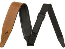 Fender Right Height Leather Strap Cognac Tracolla per chitarra