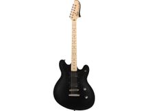 Fender Squier Contemporary Active Starcaster MN Flat Black Chitarra semiacustica