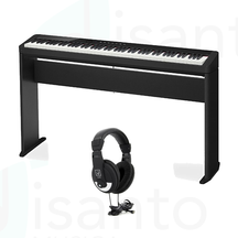 Pianoforte Digitale 88 Tasti CASIO PX-S1100 Nero + Stand in legno + Cuffia