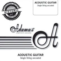  Corde Adamas per chitarra acustica/folk Singole 10