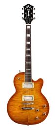 GUILD Bluesbird Flame Top Ice TeaBurst Chitarra elettrica