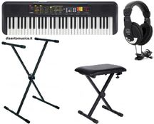 YAMAHA PSR F52 tastiera 61 tasti + supporto + panca +  cuffie