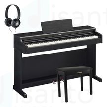 Yamaha YDP165 Arius Black Pianoforte digitale Nero + panca + cuffie