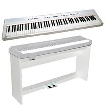ECHORD SP10 White Pianoforte digitale 88 tasti pesati Bianco completo di stand e pedaliera