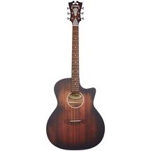 D'Angelico Premier Gramercy LS Aged Mahogany Chitarra acustica elettrificata