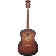 D'Angelico Premier Tammany LS Aged Mahogany Chitarra acustica elettrificata