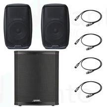 Impianto Audio Completo Gemini AS2112P + Sub ZRX S 18 BT + Cavi