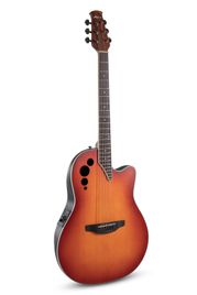 Ovation Applause Elite AE48-1 Super Shallow Cutaway Honeyburst Satin Chitarra acustica elettrificata