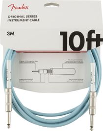 Fender Original Series Instrument Cable Daphne Blue Cavo 3mt per Strumenti