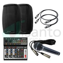 Bundle Italian Stage 2MIX4FXU + Proel Eikon DM800 + Coppia Gemini AS2108P