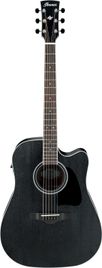 Ibanez AW84CE WK Weathered Black Chitarra Acustica Elettrificata