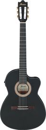 Ibanez GA5MHTCE WK Open Pore Weathered Black Chitarra Classica Elettrificata