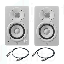 Coppia Yamaha HS4 White + Cavi