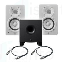 Coppia Yamaha HS4 White + Sub YAMAHA HS8S + Cavi